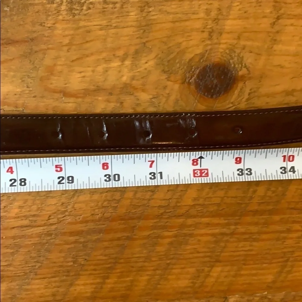 Brighton dark brown leather belt Size Medium/Large